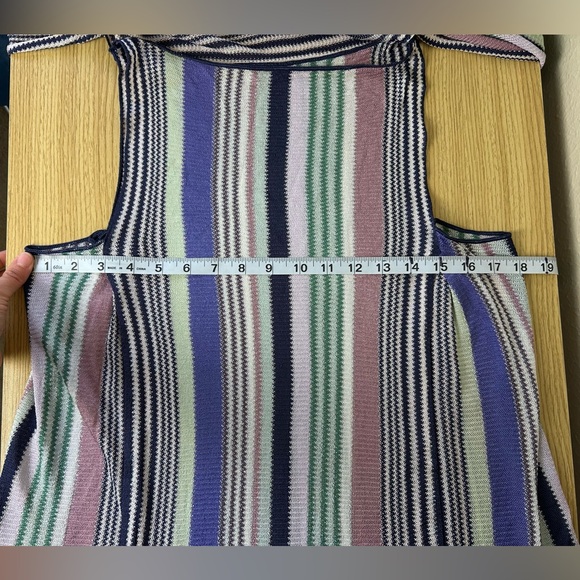 Missoni Women's Multicolor Knit Tank Top Tunic Size 42 - Picture 10 of 10